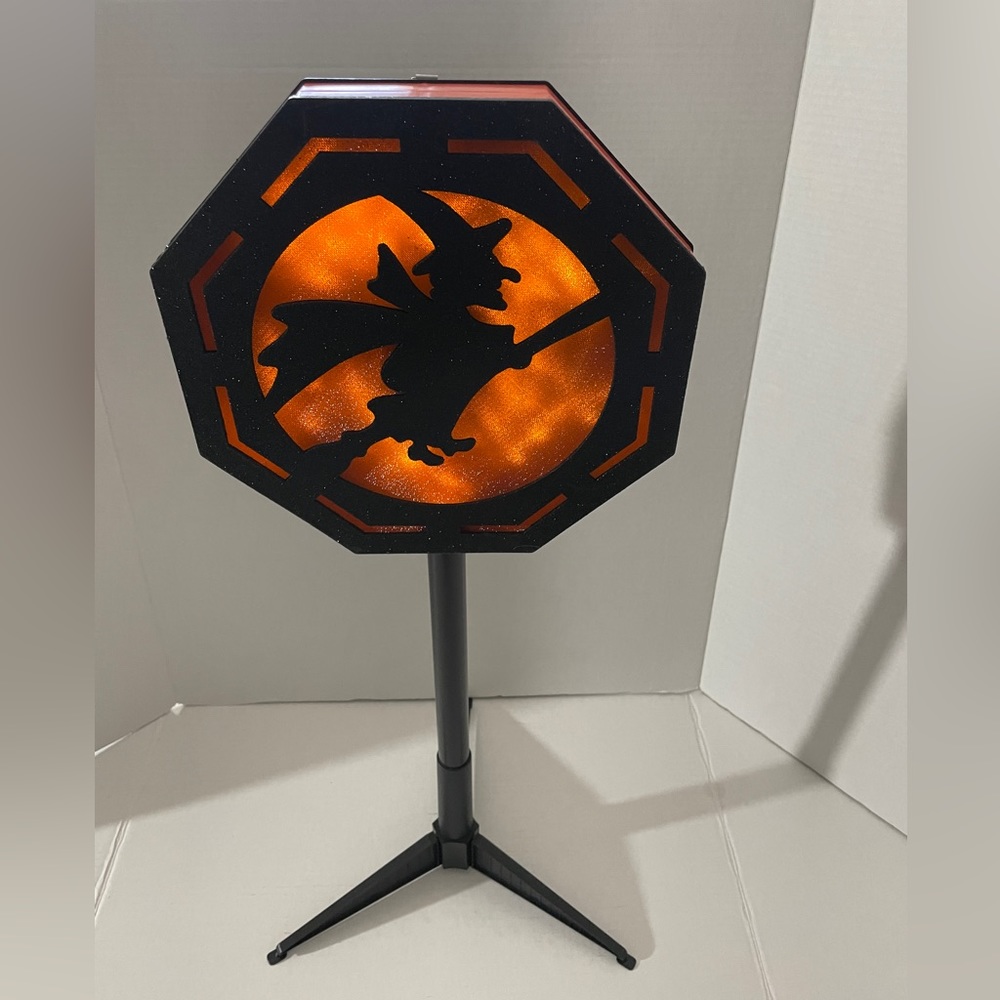 Avon 2008 Light-up Halloween Witch Stop Sign
